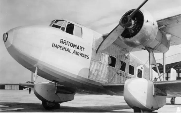Framed Print : Boulton & Paul P71A G-ACOY Britomart of Imperial Airways Framed Print : Boulton & Paul P71A G-ACOY Britomart of Imperial Airways