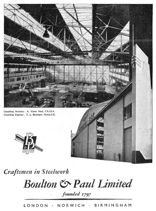Framed Print : Boulton & Paul - Structural Engineers