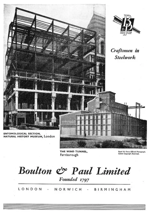 Framed Print : Boulton & Paul - Structural Engineers Framed Print : Boulton & Paul - Structural Engineers