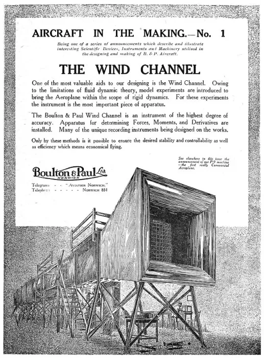 Framed Print : Boulton & Paul Wind Channel Framed Print : Boulton & Paul Wind Channel