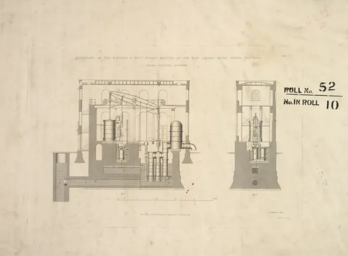 Framed Print : Boulton and Watt engine - East London Water Works Framed Print : Boulton and Watt engine - East London Water Works