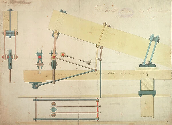 Boulton and Watt steam engine with planetary gear