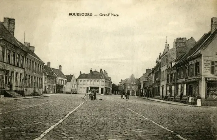Framed Print : Bourbourg, France - Grand Place Framed Print : Bourbourg, France - Grand Place