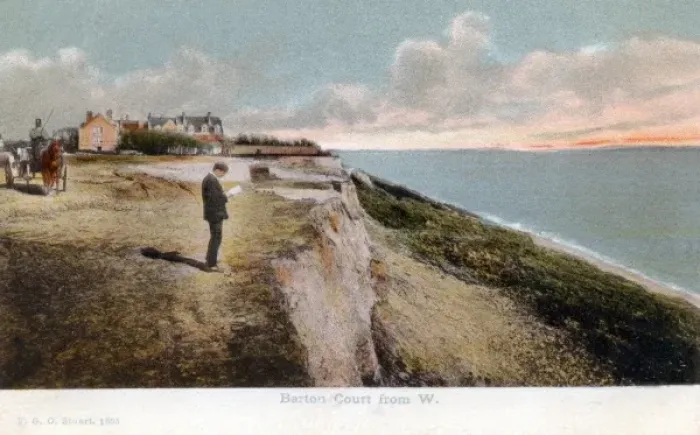Framed Print : Bournemouth, Barton Court from West Framed Print : Bournemouth, Barton Court from West