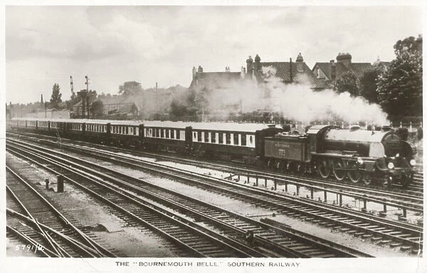 Bournemouth Belle - Southern Railway - pictured near Wimbledon