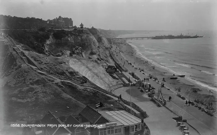 Framed Print : Bournemouth from Durley Chine Framed Print : Bournemouth from Durley Chine