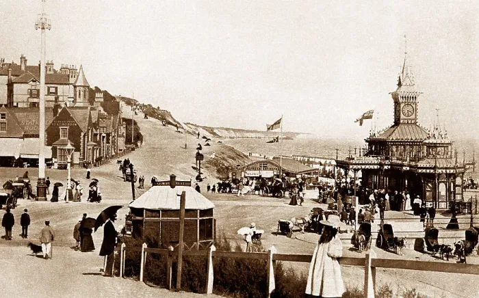 Framed Print : Bournemouth East Cliff Victorian period Framed Print : Bournemouth East Cliff Victorian period