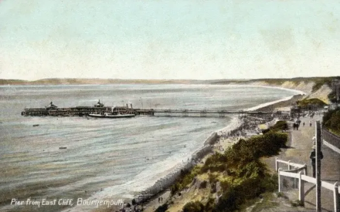 Framed Print : Bournemouth. Pier from East Cliff Framed Print : Bournemouth. Pier from East Cliff
