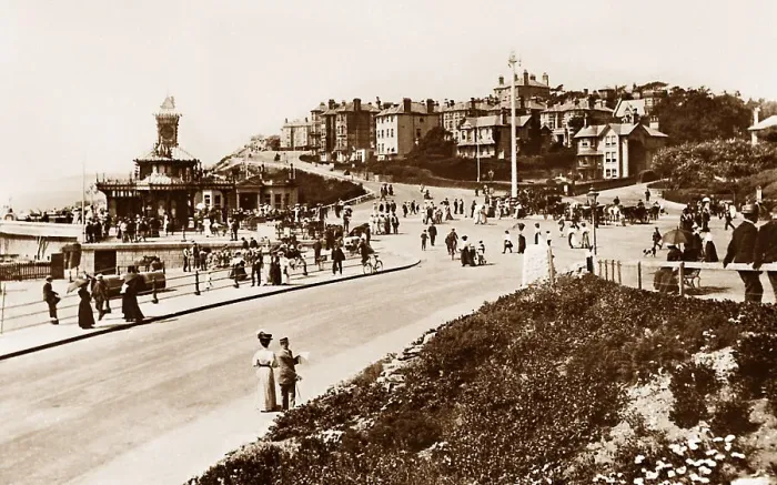 Framed Print : Bournemouth The Promenade Victorian period Framed Print : Bournemouth The Promenade Victorian period