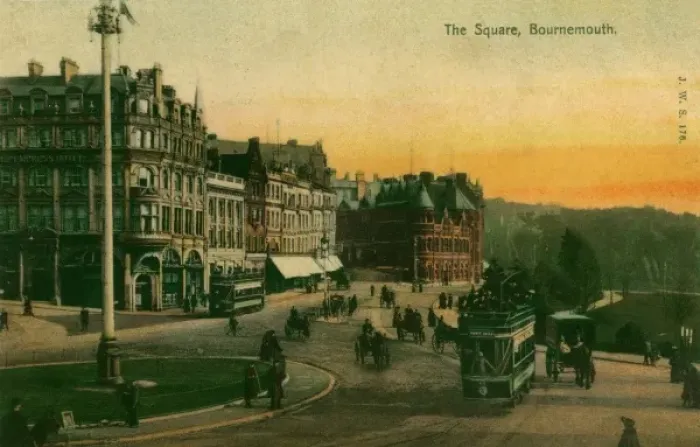 Framed Print : Bournemouth. The Square Framed Print : Bournemouth. The Square
