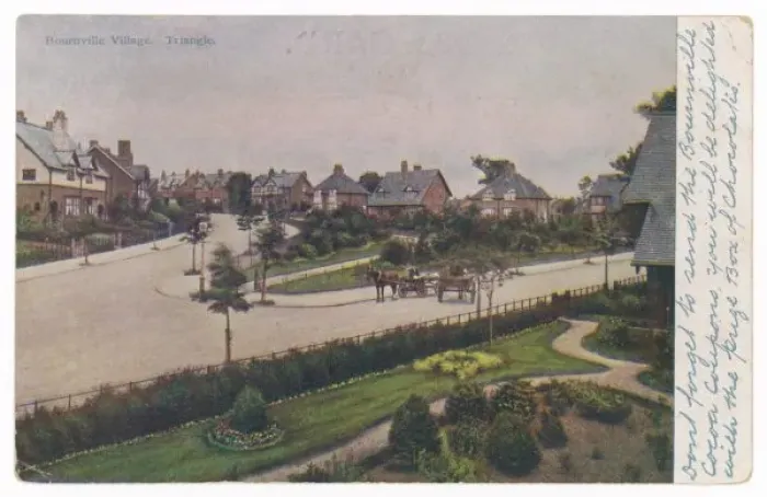 Framed Print : Bournville Scene Framed Print : Bournville Scene