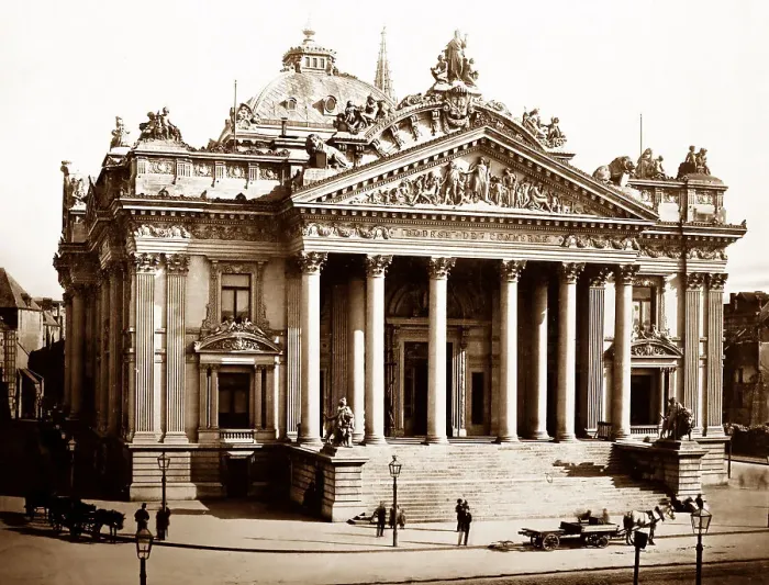 Framed Print : The Bourse, Brussels, Belgium Framed Print : The Bourse, Brussels, Belgium
