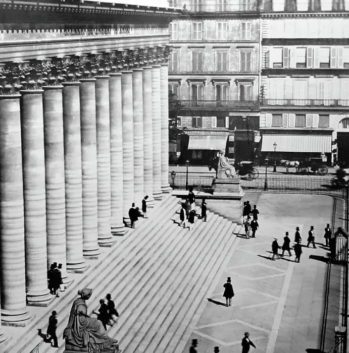 Framed Print : The Bourse, Paris, Victorian period Framed Print : The Bourse, Paris, Victorian period