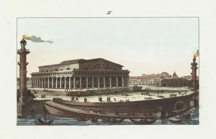 Framed Print : The Bourse on Vasilyevsky Island, St. Petersburg, Russia