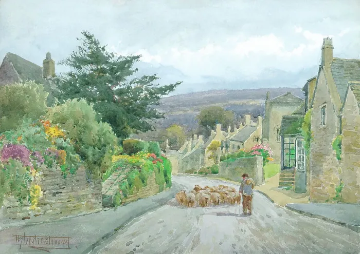 Framed Print : Bourton-on-the-Hill, Gloucestershire Framed Print : Bourton-on-the-Hill, Gloucestershire