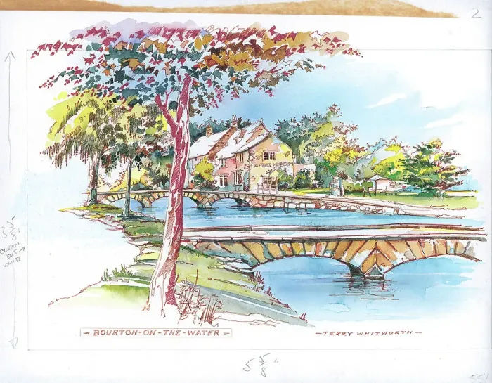 Framed Print : Bourton-on-the-Water Framed Print : Bourton-on-the-Water