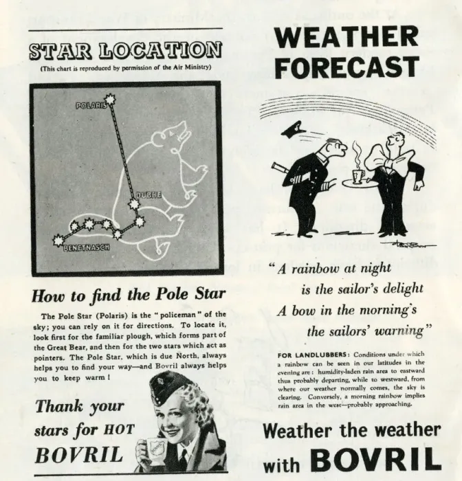 Framed Print : Two Bovril advertisements during WW2 Framed Print : Two Bovril advertisements during WW2