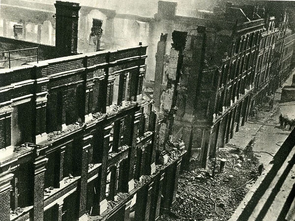 Bovril factory bombed, Old Street, London, WW2