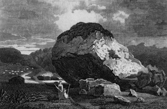 Framed Print : Bowder Stone, Borrowdale, Lake District Framed Print : Bowder Stone, Borrowdale, Lake District