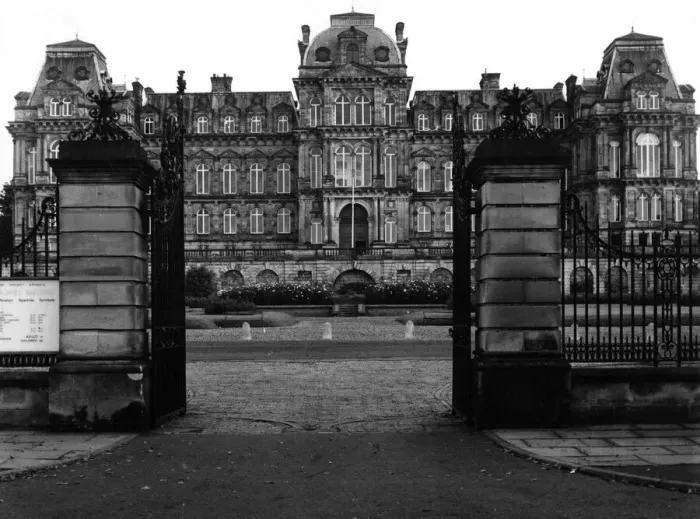 Framed Print : The Bowes Museum, Barnard Castle, Co Durham, England, is a French style chateau Framed Print : The Bowes Museum, Barnard Castle, Co Durham, England, is a French style chateau