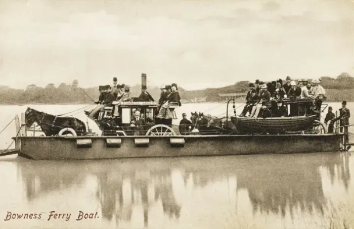 Framed Print : Bowness Ferry Boat Framed Print : Bowness Ferry Boat