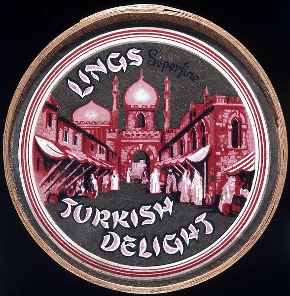 Box label, Lings Turkish Delight