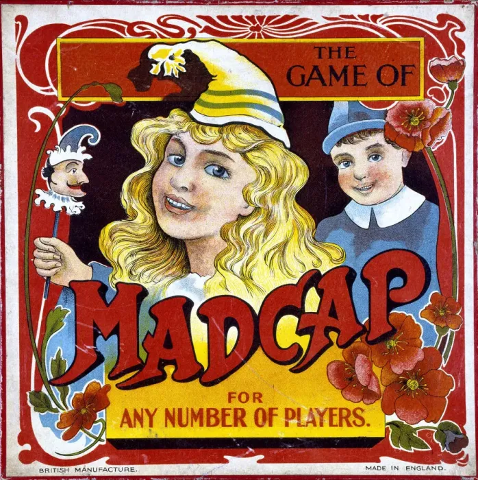 Framed Print : Box lid, The Game of Madcap Framed Print : Box lid, The Game of Madcap