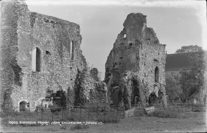 Framed Print : Boxgrove Priory Ruins Framed Print : Boxgrove Priory Ruins