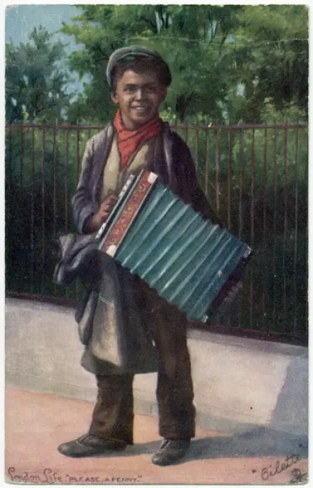 Framed Print : Boy Accordeon Play Framed Print : Boy Accordeon Play