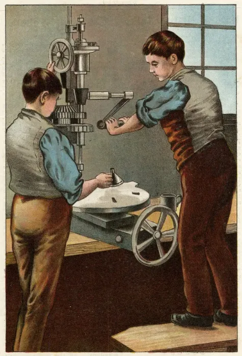 Framed Print : BOY APPRENTICES, 3 OF 3 Framed Print : BOY APPRENTICES, 3 OF 3