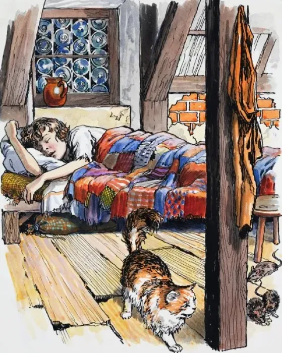 Framed Print : Boy in bed Framed Print : Boy in bed