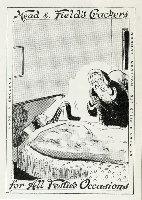Framed Print : Boy in bed shaking empty stocking for Santa Framed Print : Boy in bed shaking empty stocking for Santa