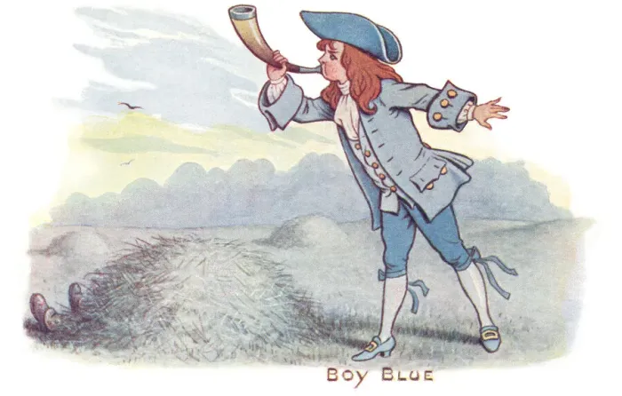 Framed Print : Boy Blue. Artists interpretation of a scene from Boy Blue, a traditional nursery rhyme Framed Print : Boy Blue. Artists interpretation of a scene from Boy Blue, a traditional nursery rhyme
