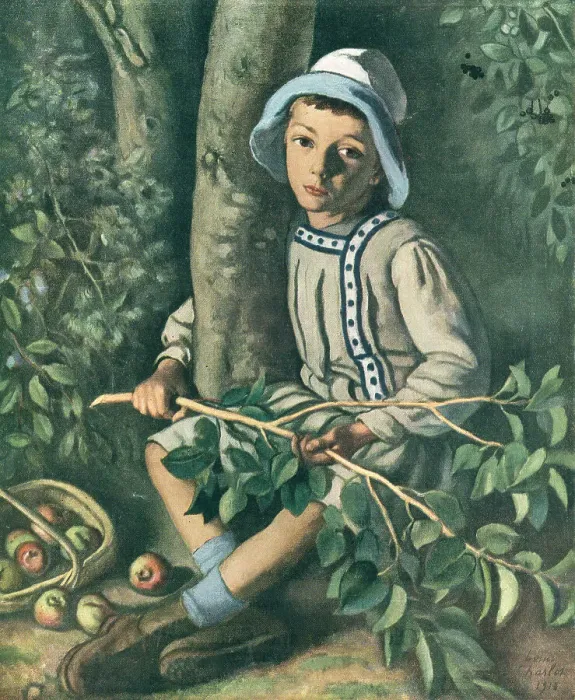 Framed Print : Boy With A Branch Framed Print : Boy With A Branch