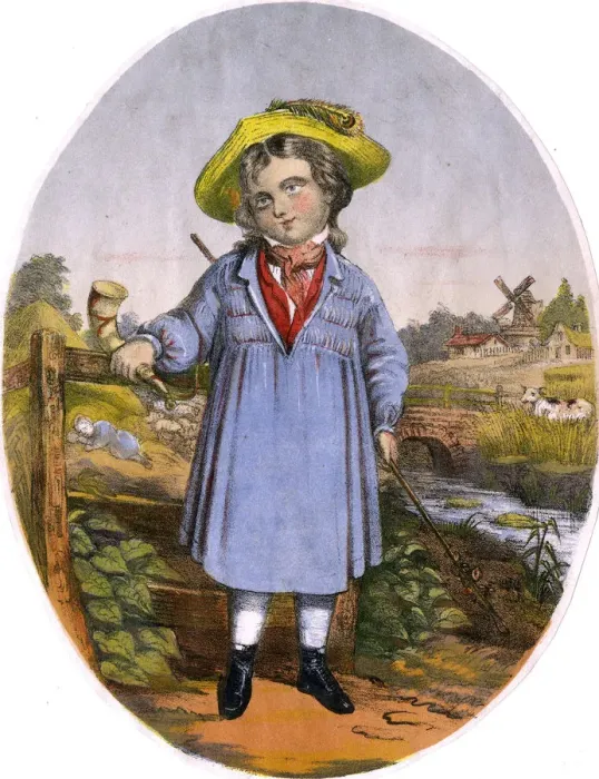 Framed Print : BOY CROP-MINDER Framed Print : BOY CROP-MINDER
