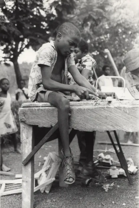 Framed Print : Boy doing carpentry, Ghana, West Africa Framed Print : Boy doing carpentry, Ghana, West Africa