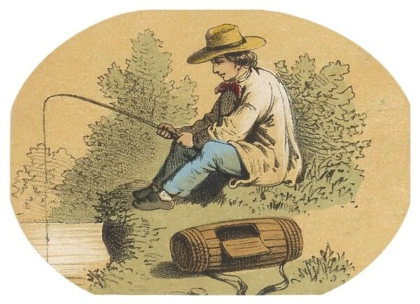 Boy Fishing  /  Riverbank