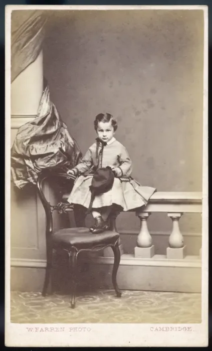 Framed Print : Boy in Frock / Farren Framed Print : Boy in Frock / Farren