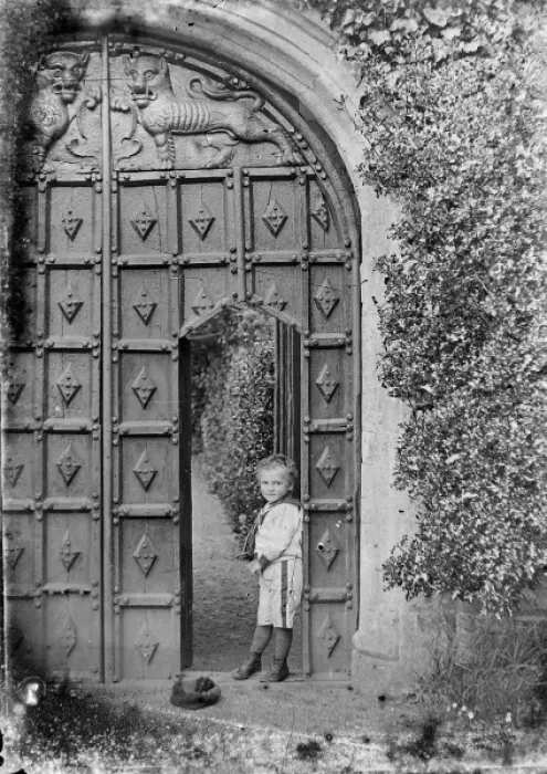 Framed Print : Boy by Gateway - 2 of 3 Framed Print : Boy by Gateway - 2 of 3