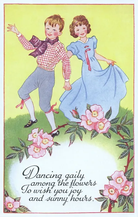 Framed Print : Boy & Girl Dancing Framed Print : Boy & Girl Dancing