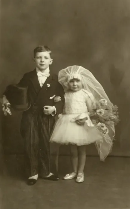 Framed Print : Boy & Girl / Groom / Bride Framed Print : Boy & Girl / Groom / Bride