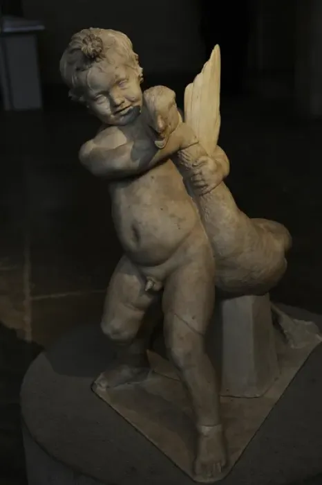Framed Print : Boy with the Goose. Roman scupture Framed Print : Boy with the Goose. Roman scupture