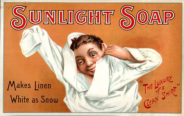Boy Linen Shirt - Sunlight Soap Advert