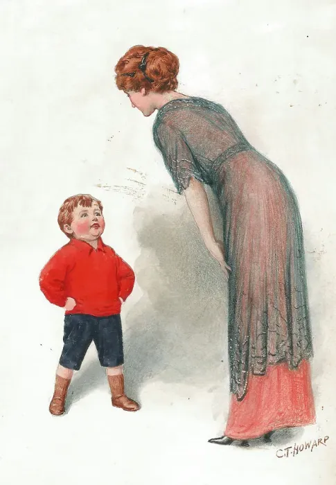 Framed Print : Boy with mother Framed Print : Boy with mother
