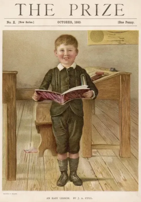 Framed Print : Boy / Norfolk Jacket 1893 Framed Print : Boy / Norfolk Jacket 1893