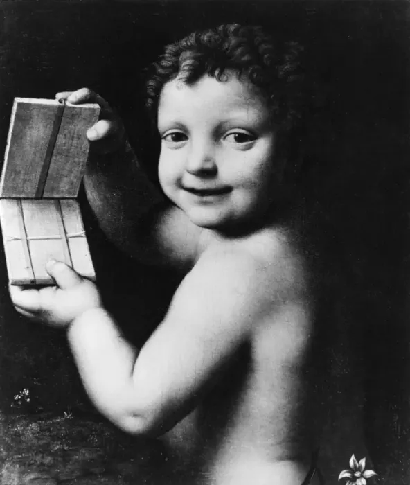 Framed Print : Boy With Puzzle Framed Print : Boy With Puzzle