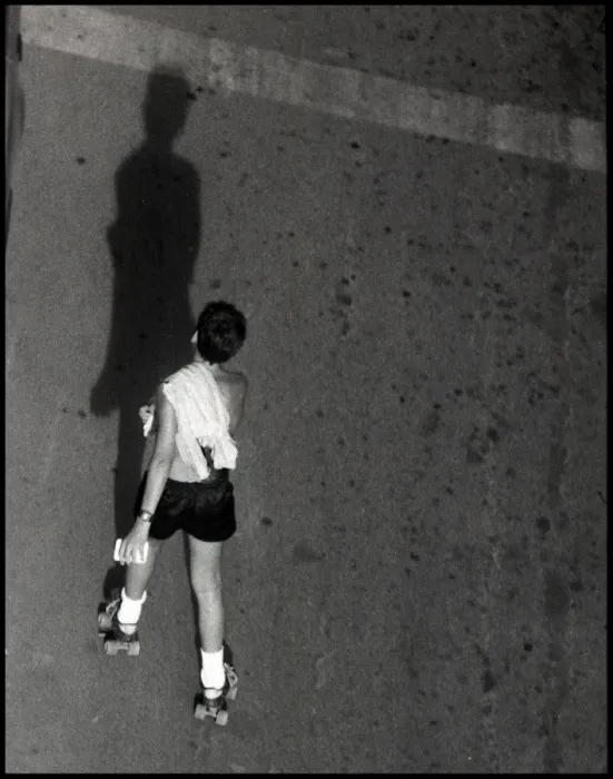 Framed Print : Boy on rollerskates, Spain Framed Print : Boy on rollerskates, Spain