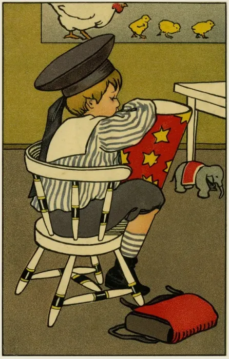 Framed Print : Boy in a sailor suit Framed Print : Boy in a sailor suit