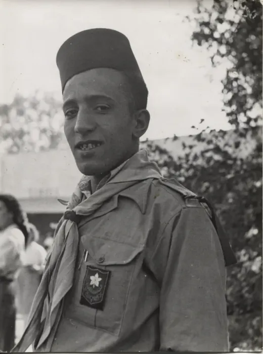 Framed Print : Boy scout portrait, Egypt