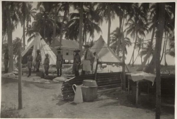 Boy scouts at camp, British Honduras